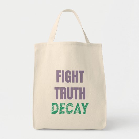 Fight Truth Decay Tragetasche (Vorne)