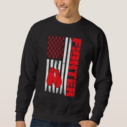 Fighter Boxing, USA Kick Boxing, US Boxing, Americ Sweatshirt (Vorderseite)