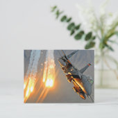 FIGHTER JET VERÖFFENTLICHT HET FLARES POSTKARTE (Stehend Vorderseite)