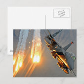 FIGHTER JET VERÖFFENTLICHT HET FLARES POSTKARTE (Vorne/Hinten)