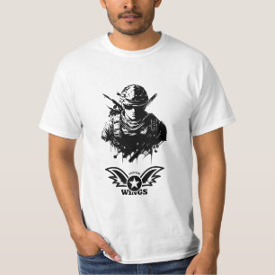 Fighter-Logo-T-Shirt für Männer   Stil fürs Gym &  T-Shirt