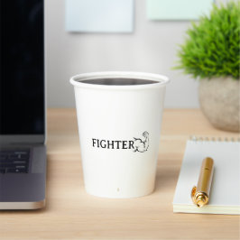 Fighter mug pappbecher