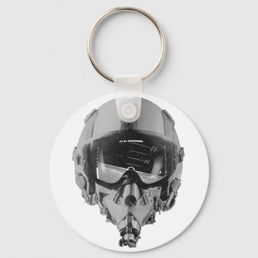 Fighter Pilot Helmet and Altimeter Schlüsselanhänger (Vorderseite)