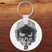 Fighter Pilot Helmet and Altimeter Schlüsselanhänger (Vorderseite)