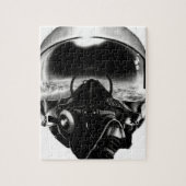 Fighter Pilot Helmet Puzzle (Vertikal)