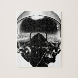 Fighter Pilot Helmet Puzzle