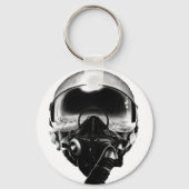 Fighter Pilot Helmet Schlüsselanhänger (Vorderseite)
