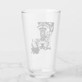 Fightin Tiger Pint Glas (Rückseite)