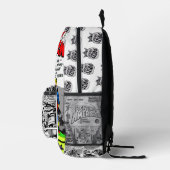 'Fighting American' Retro-Comics-Rucksack Bedruckter Rucksack (Rechts)