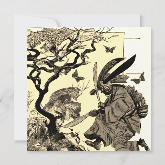 Fighting Butterflies Karte (Vorderseite)