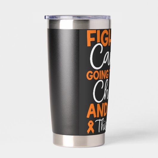 Fighting Cancer AML Leukemia Awareness Support Thermobecher (Rechts)