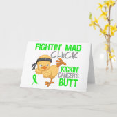 Fighting Chick General Lymphoma Karte (Gelbe Blume)