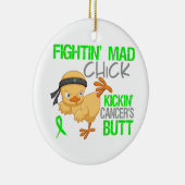 Fighting Chick General Lymphoma Keramik Ornament (Rechts)