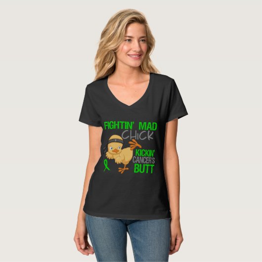 Fighting Chick General Lymphoma T-Shirt (Vorderseite Vollansicht)