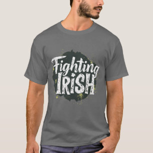 Fighting Irish Football Vintage für Kinder Männer T-Shirt