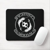 Fighting Narwhals Fußball Mousepad (Mit Mouse)
