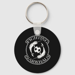 Fighting Narwhals Fußball Schlüsselanhänger