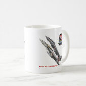 Fighting VF-211 setzt schachmatt Kaffeetasse (VorderseiteRechts)