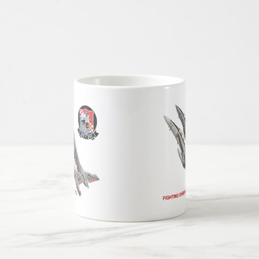 Fighting VF-211 setzt schachmatt Kaffeetasse (Mittel)