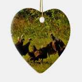 Fighting Wild Turkeys in the Smoky Mountains Keramikornament (Rechts)