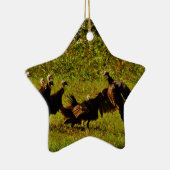 Fighting Wild Turkeys in the Smoky Mountains Keramikornament (Rechts)