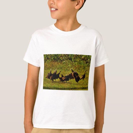 Fighting Wild Turkeys in the Smoky Mountains T-Shirt (Vorderseite)
