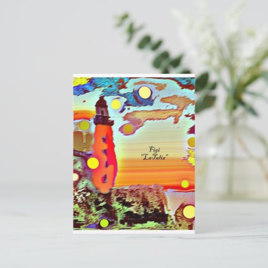 Figi LaTalia Postkarte (Stehend Vorderseite)