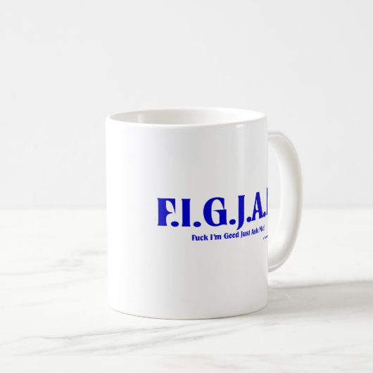 FIGJAM - BLAU KAFFEETASSE (VorderseiteRechts)