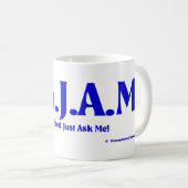 FIGJAM - BLAU KAFFEETASSE (VorderseiteRechts)