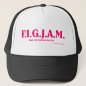 FIGJAM - ROSA TRUCKERKAPPE (Vorderseite)