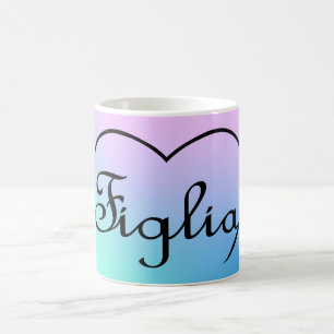 Figlia Daughter Pastellfarben Kaffeetasse