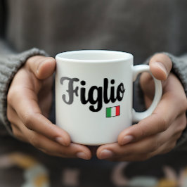 Figlio Italian Flag Mug - Italian Son Gift Kaffeetasse