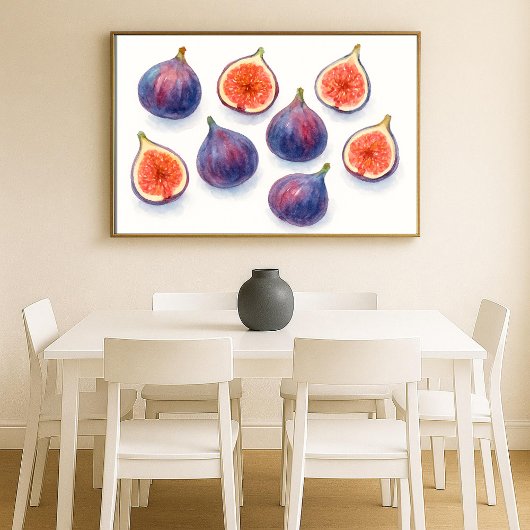 Figs Watercolor Art Poster
