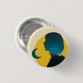 Figura Feminina com Cenário de Céu ao Pôr do Sol Button (Vorne & Hinten)