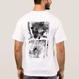 Figurale Abstrakt vorne und hinten T-Shirt