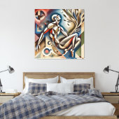 Figuraler Expressionismus Leinwanddruck (Insitu (Schlafzimmer))