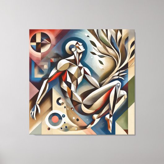 Figuraler Expressionismus Leinwanddruck (Vorderseite)