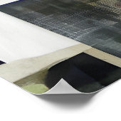 Figurative Abstrakt Collage Poster (Ecke)