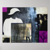 Figurative Abstrakt Collage Poster (Vorne)