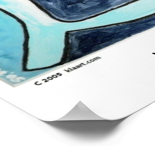 Figurative Art Print 'egg tree' von Augustine Poster (Ecke)