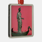 Figürchen der Göttin Sequana Silbernes Ornament (Rechts)