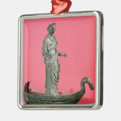 Figürchen der Göttin Sequana Silbernes Ornament (Links)