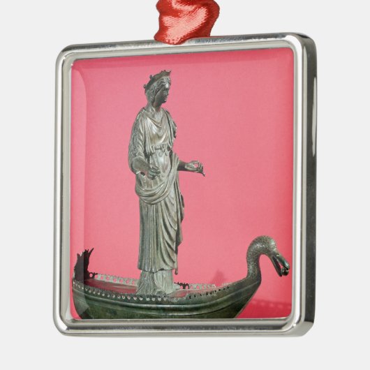 Figürchen der Göttin Sequana Silbernes Ornament (Links)