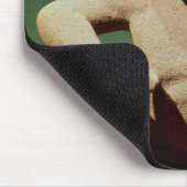 Figürchen eines Ringkämpfers Mousepad (Ecke)