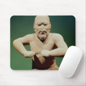 Figürchen eines Ringkämpfers Mousepad (Mit Mouse)