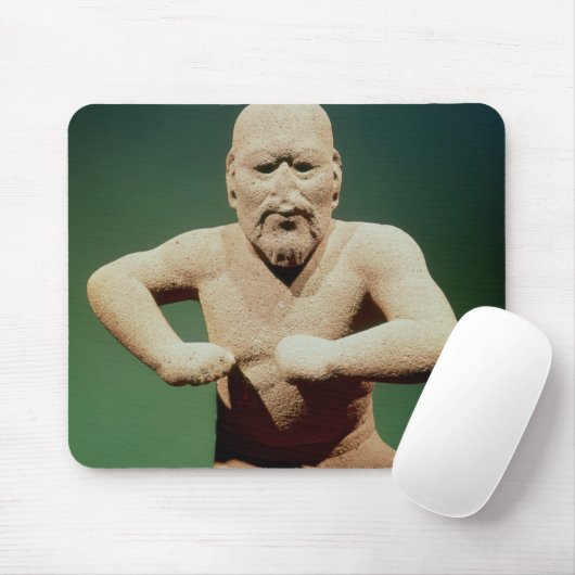Figürchen eines Ringkämpfers Mousepad (Mit Mouse)