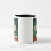 Figürchen eines Ringkämpfers Tasse (Zentrum)