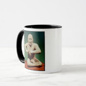 Figürchen eines Ringkämpfers Tasse (Vorderseite Links)