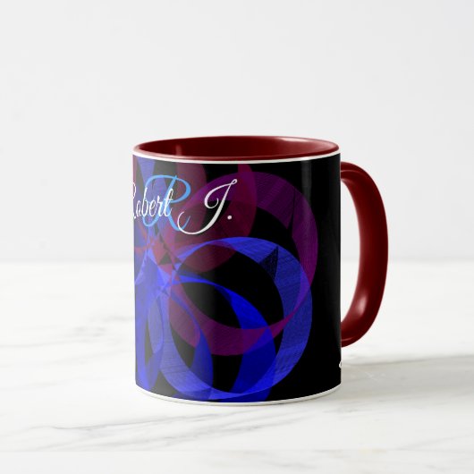 Figure 8 Geometric Coffee Mug Tasse (VorderseiteRechts)
