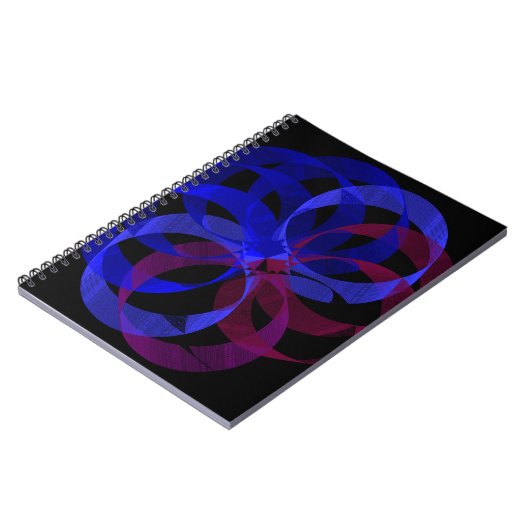 Figure 8 Geometric Spiral Notebook Notizblock (Linke Seite)